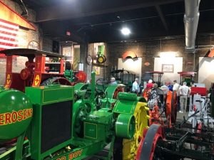Photograph of green tractor at the American Tractor Museum